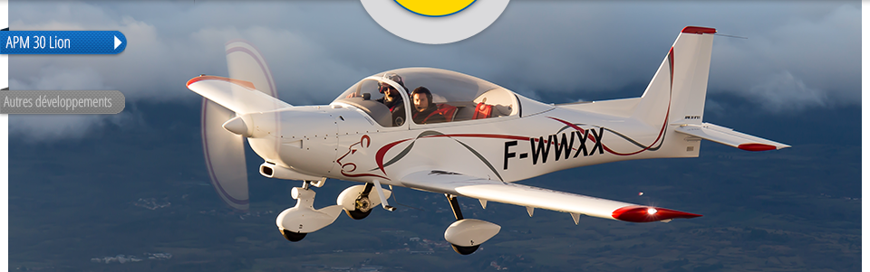Avion quadriplace composite Apm30